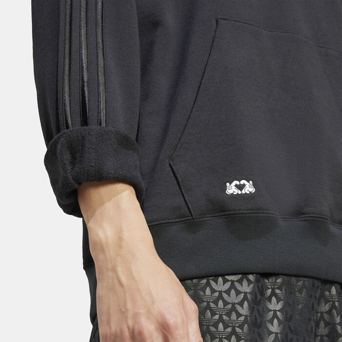 اديداس اورجينال هودي ميكي ماوس x اوريجينالز للرجال أسود image number 3