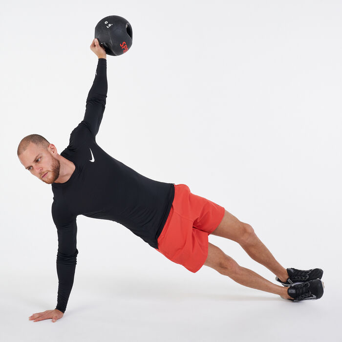 نايكي تيشيرت برو دراي-فت تايت للرجال أسود image number 2