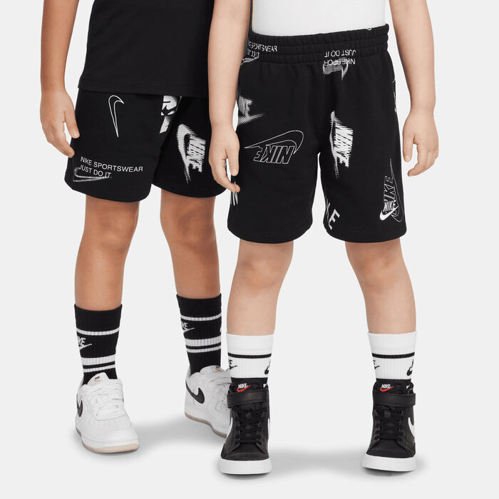 نايكي طقم تيشيرت وشورت كلوب براند إنيرجي للأطفال أسود image number 2