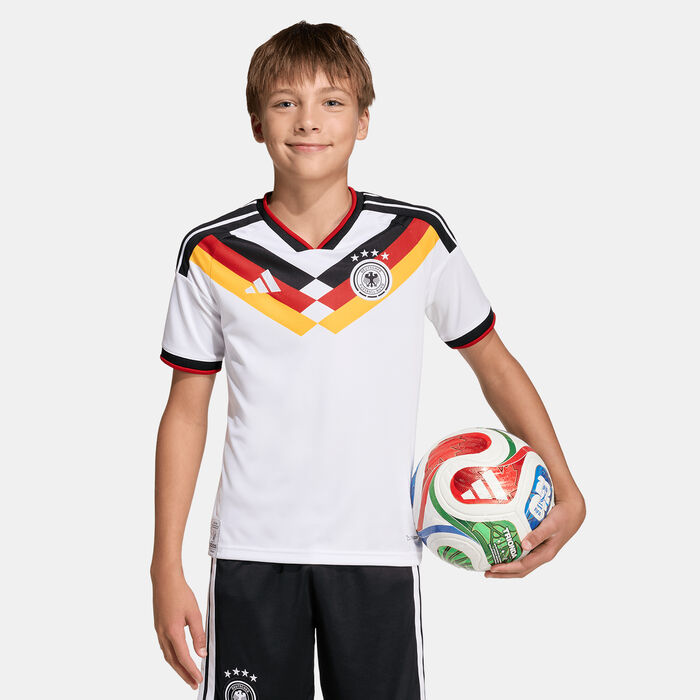 اديداس تيشيرت كرة القدم ألمانيا 2026 الأساسي ريبليكا للأطفال أبيض image number 0