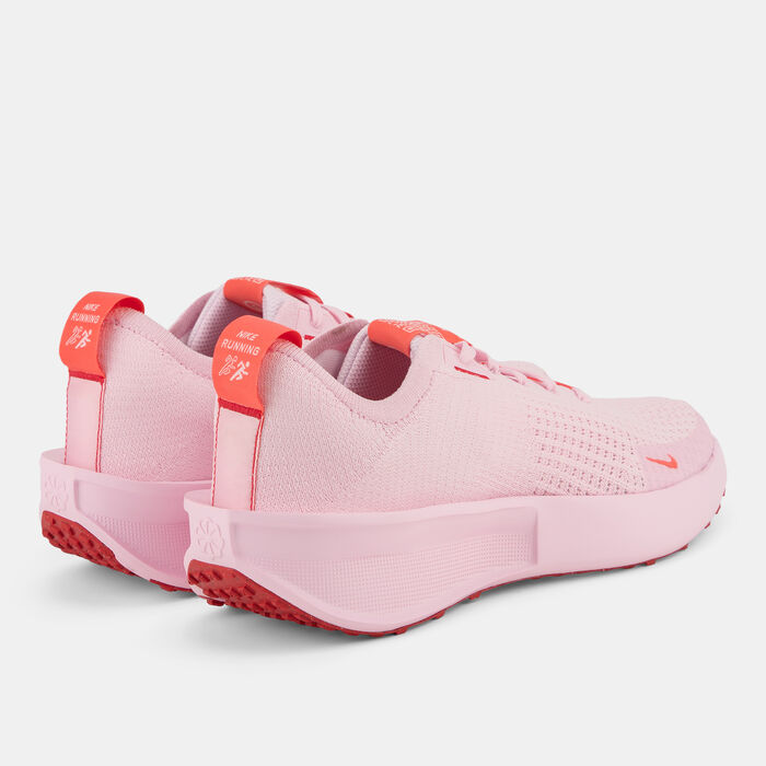 نايكي حذاء الجري على الطرق إنتراكت رن SE للنساء وردي image number 2