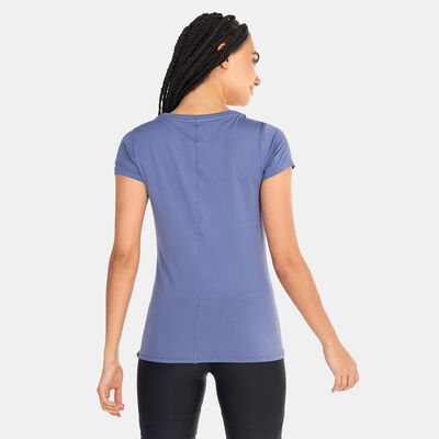 اندر ارمر تيشيرت التمرين هيت جير آرمر للنساء بنفسجي