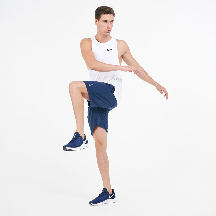 نايكي شورت دراي-فت هايبردراي يوجا للرجال أزرق image number 2