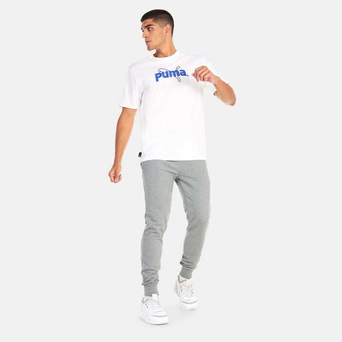 بوما بنطال كلاسيكس كافد للرجال رمادي image number 2