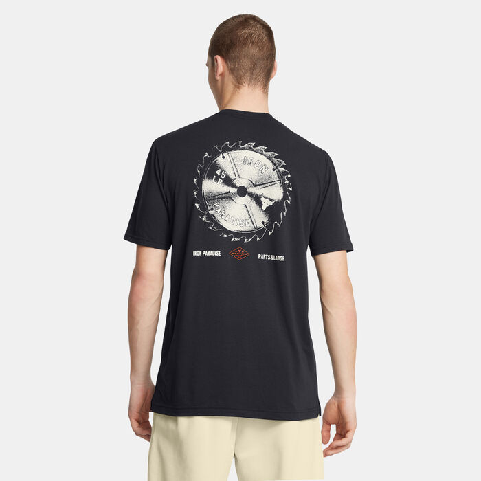 اندر ارمر تيشيرت التمرين بروجكت روك للرجال أسود image number 1