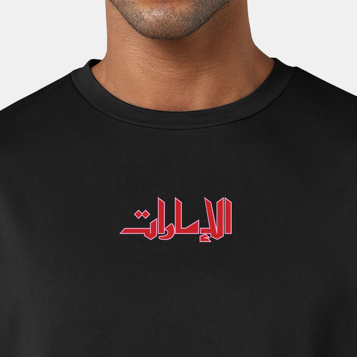 ذا چيفينج موڤمنت تيشيرت بنمط مطبوع للرجال أسود image number 3