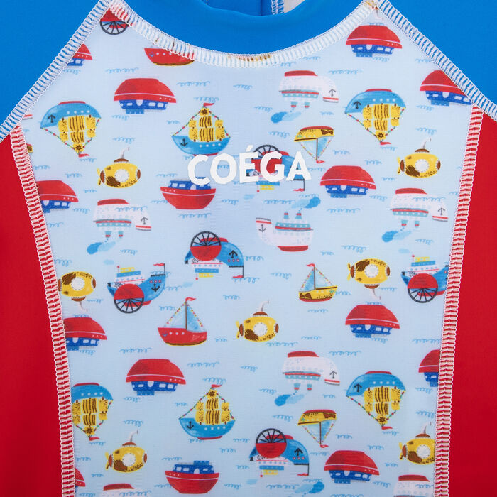 كويغا بدلة سباحة من قطعتين للأطفال أزرق image number 1