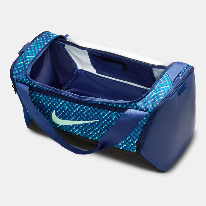 نايكي حقيبة دافل برازيليا برينتد أزرق image number 3