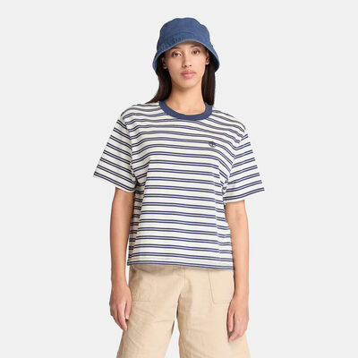 تمبرلاند تيشيرت دانستان للنساء أزرق