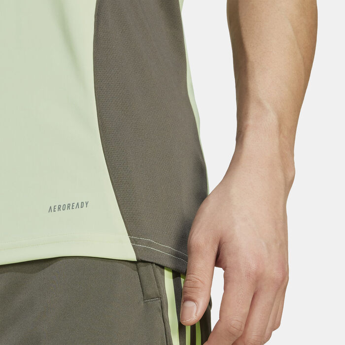 اديداس تيشيرت ريال مدريد تيرو 25 كومبتيشن لتمرين كرة القدم للرجال أخضر image number 3