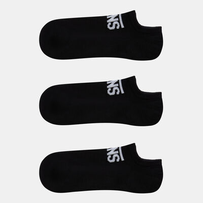 فانس جوارب كيك نو-شو كلاسيك للرجال (3 أزواج) أسود