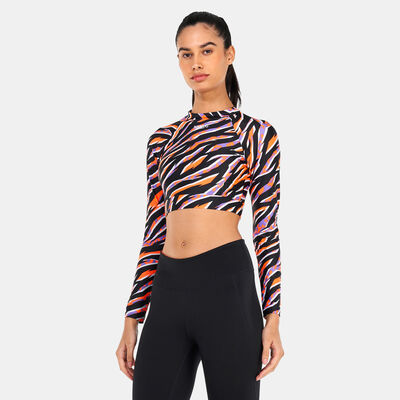 سبيدو تيشيرت برينتد راش كروب للنساء متعدد