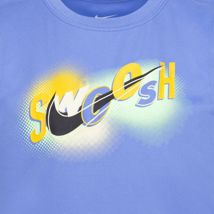 نايكي طقم شورت وتيشيرت بلا أكمام هيزي ريز للاطفال بيج image number 1