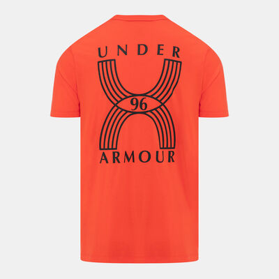 اندر ارمر تيشيرت الجري ران 96 للرجال برتقالي