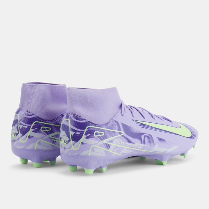 نايكي حذاء كرة القدم ميركوريال سوبرفلاي 10 أكاديمي مالتي-جراوند للرجال بنفسجي image number 2