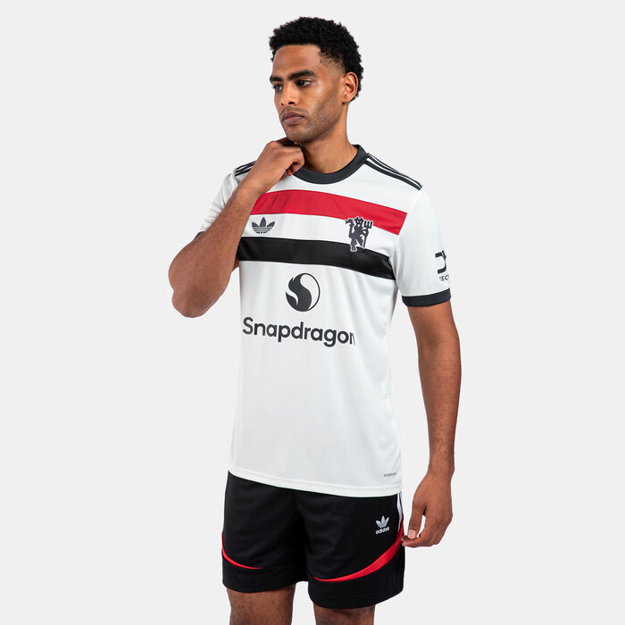 اديداس تيشيرت كرة القدم مانشستر يونايتد 24/25 ثيرد ربليكا للرجال أبيض image number 0