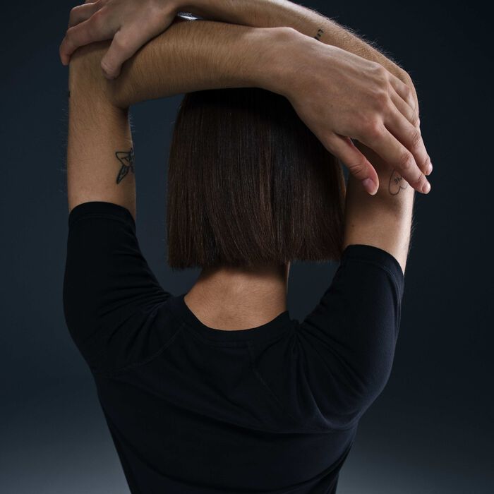 نايكي تيشيرت الجري تريل دراي-فت للنساء أسود image number 1