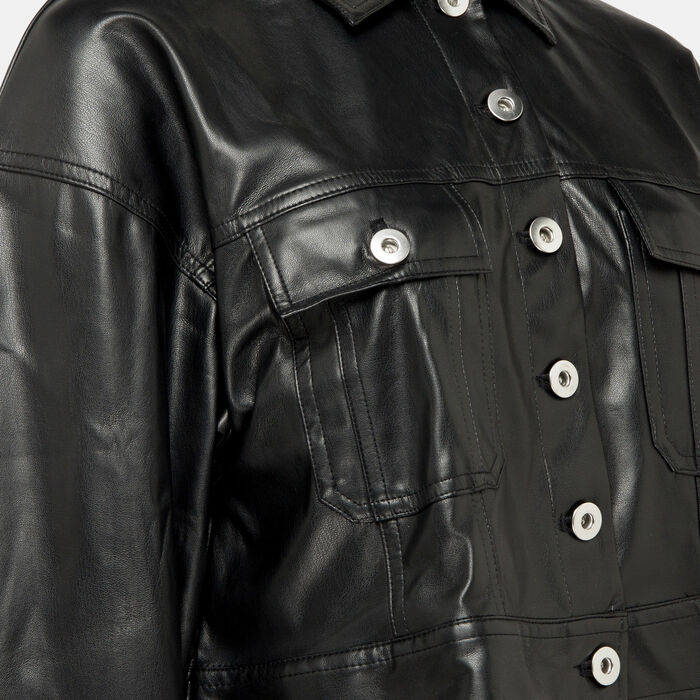 ذا چيفينج موڤمنت جاكيت قصير للنساء أسود image number 2