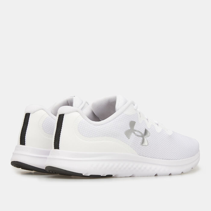 اندر ارمر حذاء الجري تشارجد امبالس 3 نت للنساء أبيض image number 3