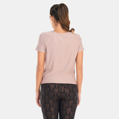 بيوند يوغا تيشيرت فيذرويت فور اه سبين للنساء بيج