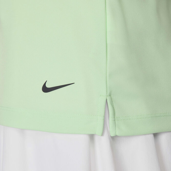 نايكي دراي-فت فيكتوري تيشيرت بولو للجولف للنساء أخضر image number 3