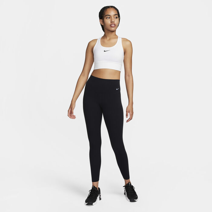 نايكي سووش ميديوم-سابورت صدرية رياضية باديد لونج-لاين للنساء أبيض image number 6