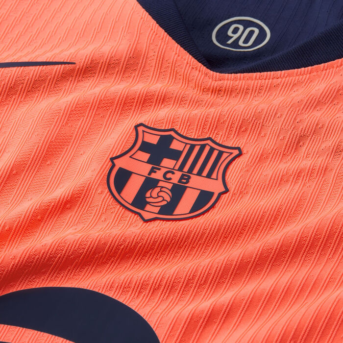 نايكي تيشيرت كرة القدم برشلونة 26/25 البديل ريبليكا للأطفال برتقالي image number 2