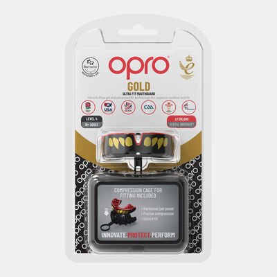 OPRO واقي الفم سيلف-فت جولد-ليفل GEN5 MMA أسود