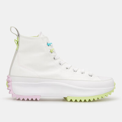 كونفرس حذاء رن ستار هايك بلاتفورم للرجال والنساء أبيض