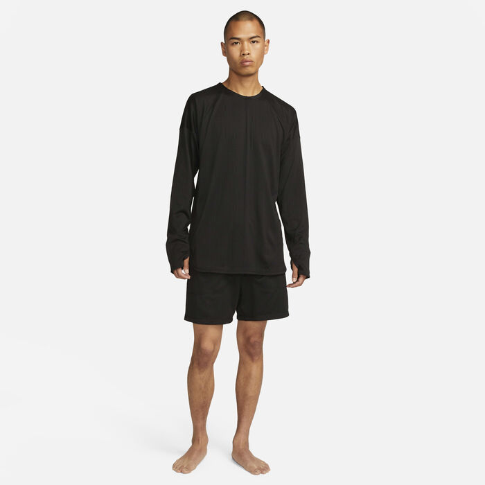 نايكي يوغا شورت دراي-فت انلايند للرجال - 12.5 سم (تقريبًا) أسود image number 5