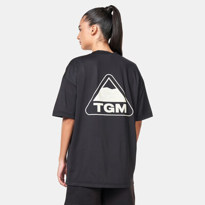 ذا چيفينج موڤمنت تيشيرت برينتد لوجو أسود