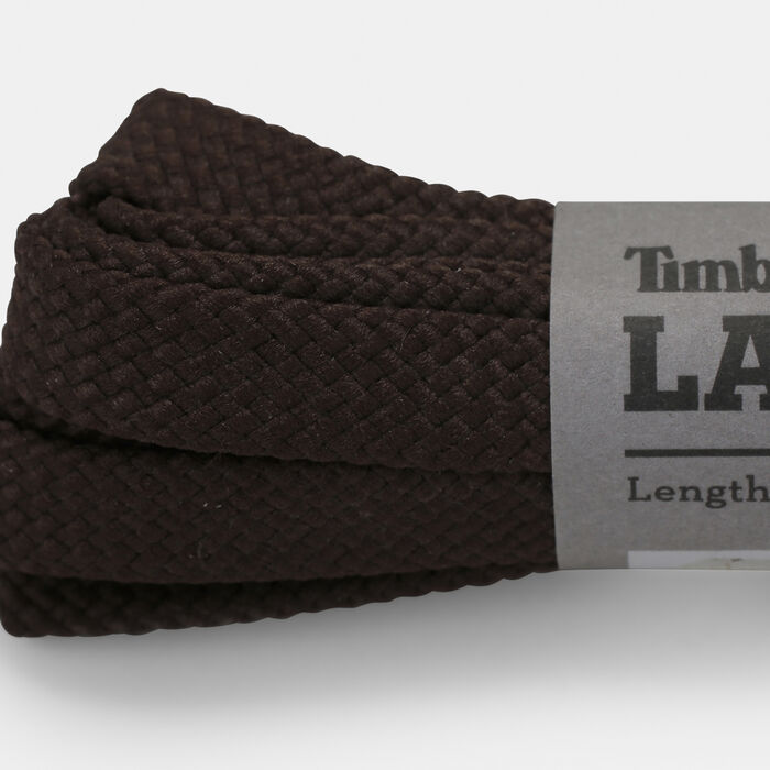 تمبرلاند رباط الحذاء 52 إنش فلات بوليستر بنى image number 1