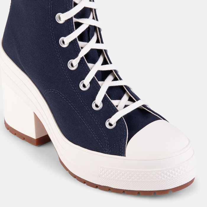 كونفرس حذاء تشاك 70 دي لوكس بلاتفورم للنساء أزرق image number 4