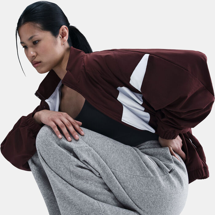 نايكي بنطال سبورتسوير فينكس وايد للنساء رمادي image number 5