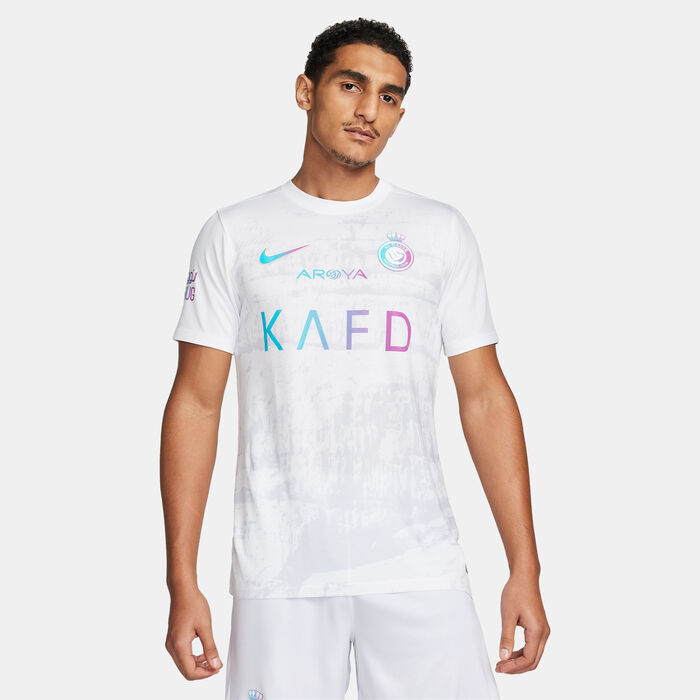 نايك تيشيرت كرة القدم النصر 23/24 البديل ريبليكا للرجال أبيض image number 0