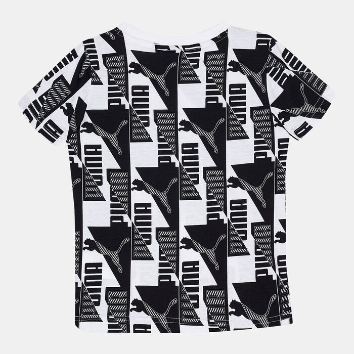 بوما تيشيرت باور بطبعات للاطفال أبيض image number 1