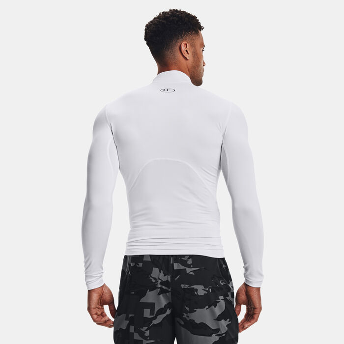 اندر ارمر تيشيرت UA جولد-جير كومبريشن موك للرجال أبيض image number 1