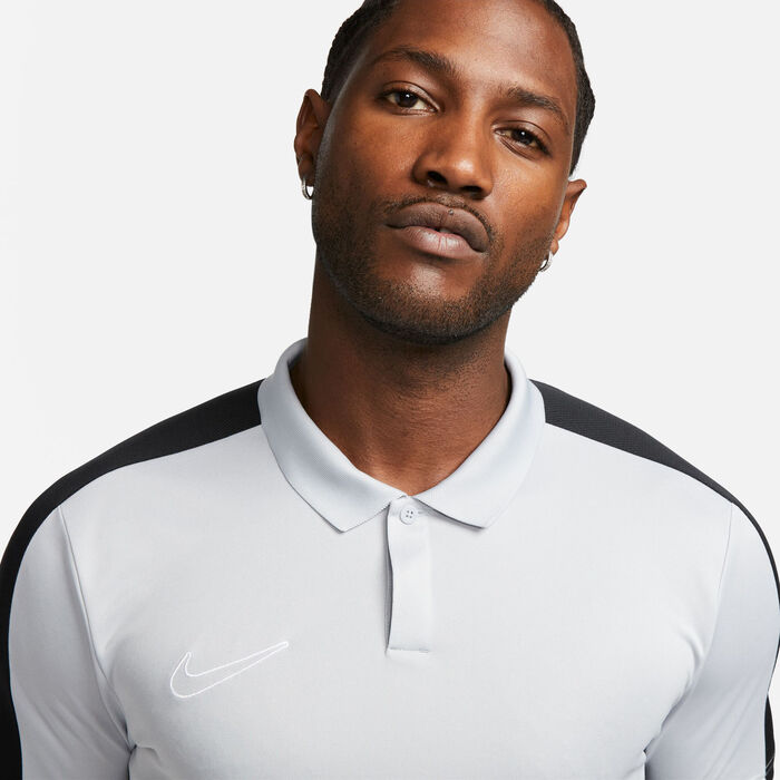 نايكي تيشيرت بولو كرة القدم اكاديمي 23 دراي-فت للرجال رمادي image number 3