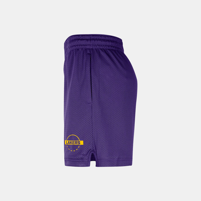 نايكي شورت كرة السلة لوس أنجلوس ليكرز ميش للرجال بنفسجي image number 2