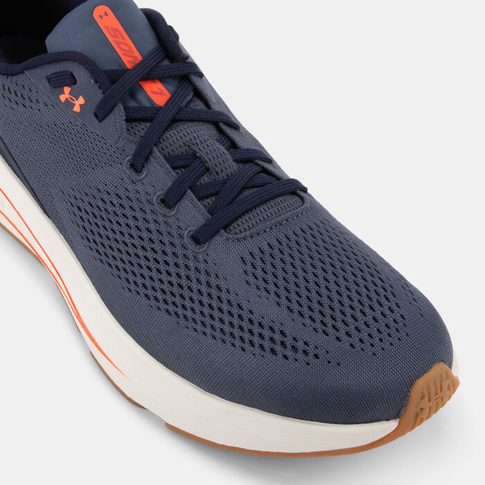 اندر ارمر حذاء الجري سونيك 7 للرجال رمادي image number 4