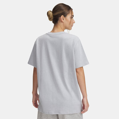 اندر ارمر تيشيرت 96 جرافيك للنساء رمادي