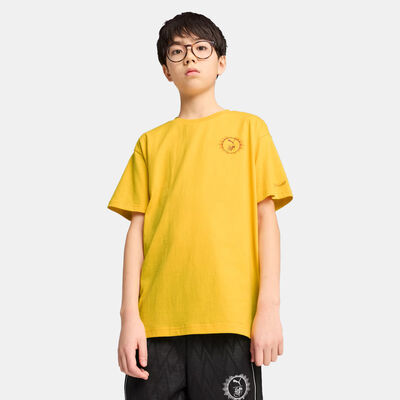 بوما تيشيرت هاري بوتر جرافيك للأطفال أصفر