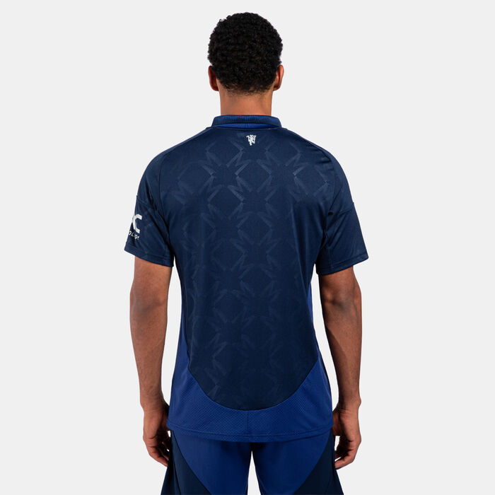 اديداس تيشيرت كرة القدم مانشستر يونايتد 24/25 الاحتياطي ربليكا للرجال أزرق image number 1