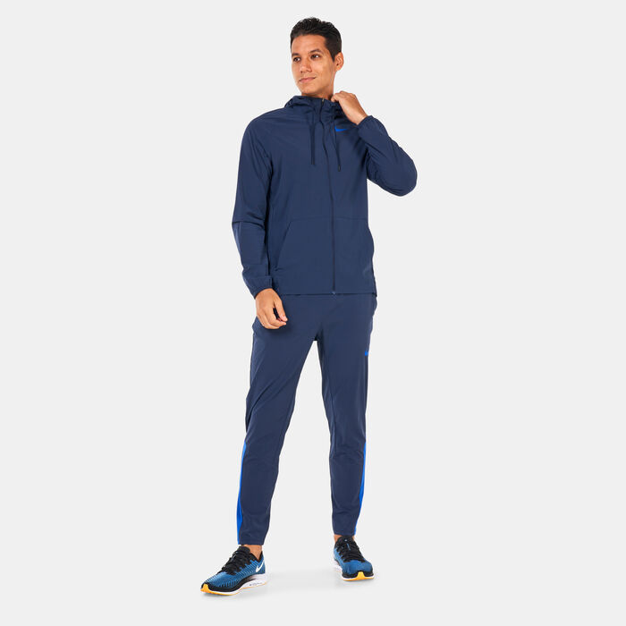 نايكي جاكيت برو دراي-فت فلكس فنت ماكس بسحاب كامل هوديد للرجال أزرق image number 2