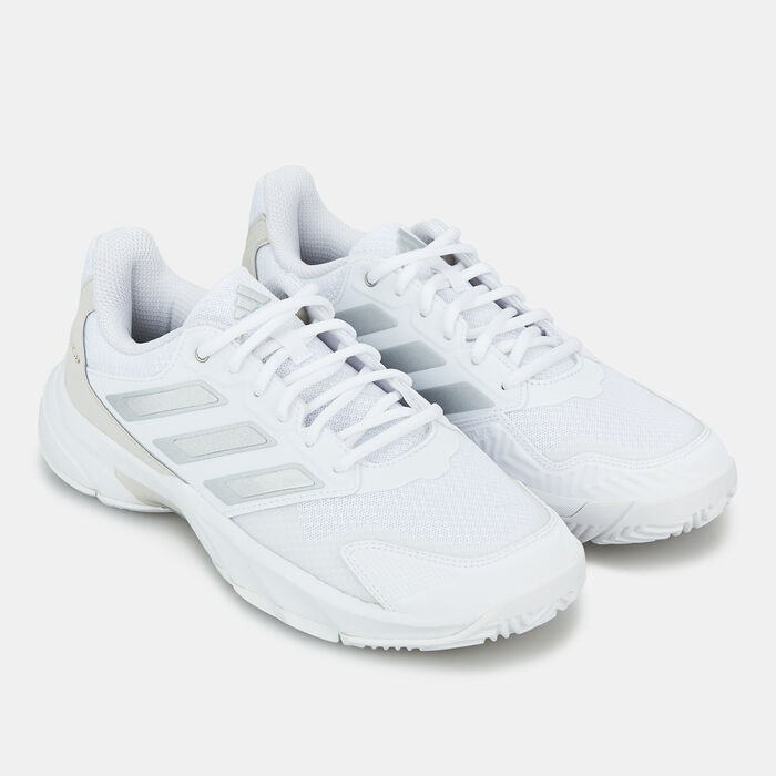 اديداس حذاء تنس كورتجام كونترول 3 للنساء أبيض image number 1
