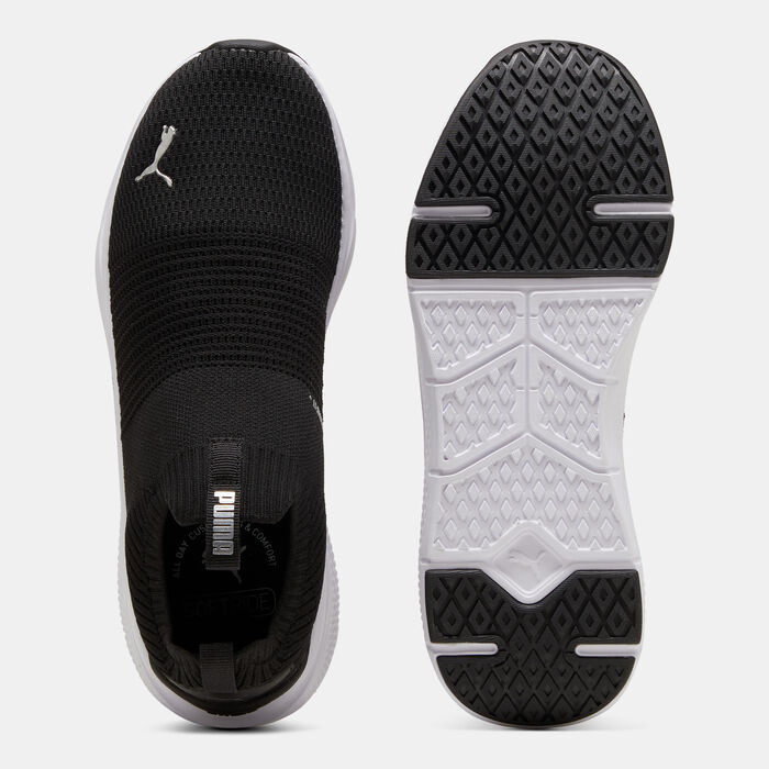 بوما حذاء الجري SOFTRIDE برو إيكو سليب-أون للنساء أسود image number 3