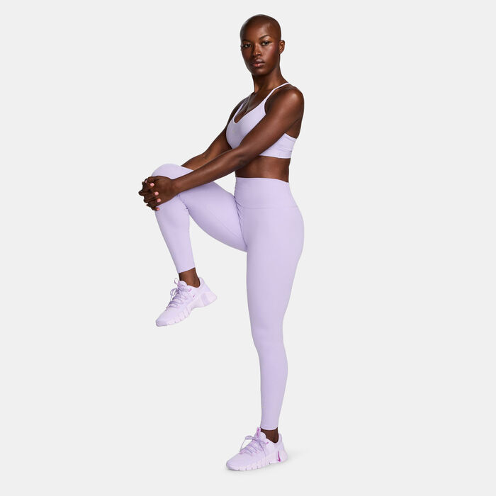 نايكي صدرية رياضية إندي بدعم خفيف مبطن للنساء بنفسجي image number 2