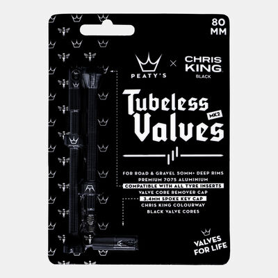 بيتيز صمامات x كريس كينج (MK2) تيوبليس - 80 مم أسود