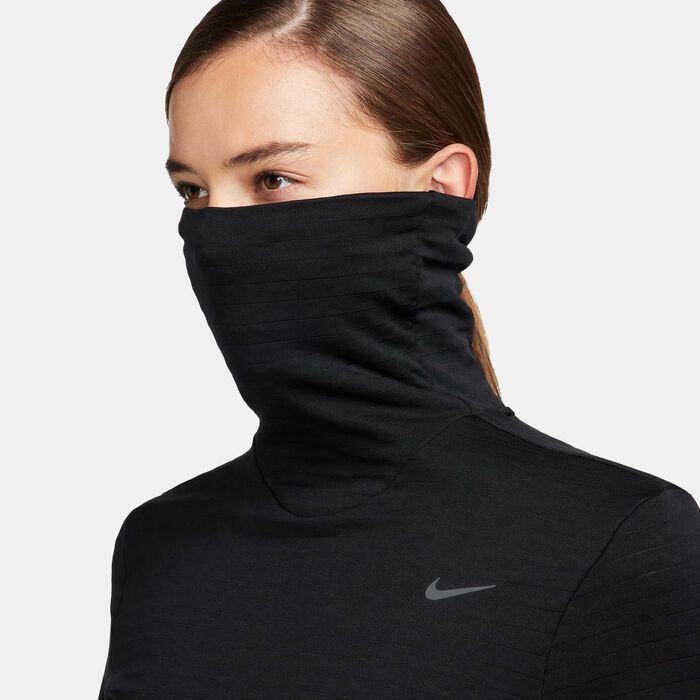 نايكي تيشيرت الجري ثيرما-فيت سويفت إليمنت للنساء أسود image number 4