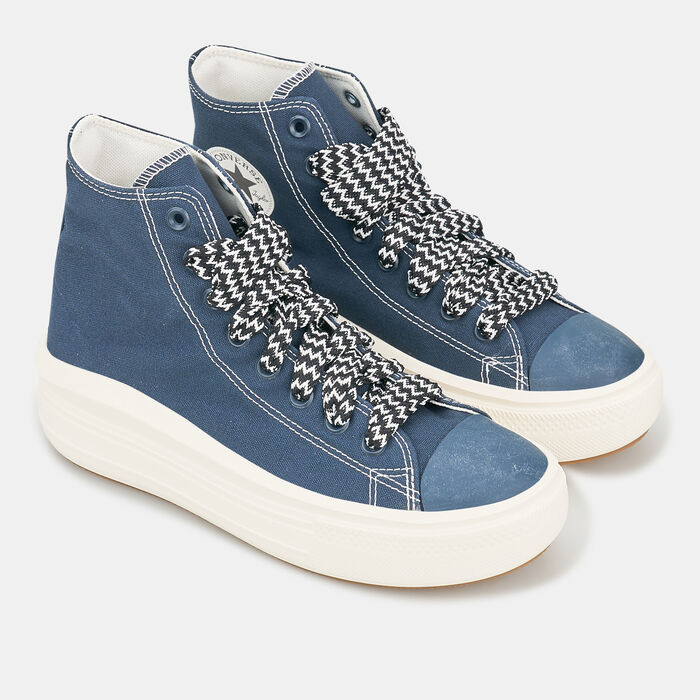 كونفرس حذاء تشاك تايلور اول ستار موف للنساء أزرق image number 1